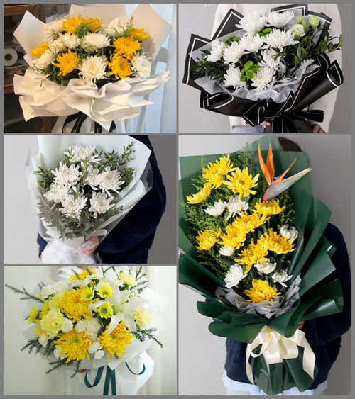 广东广州市花都区赤坭镇黄沙塘村白事花束代送